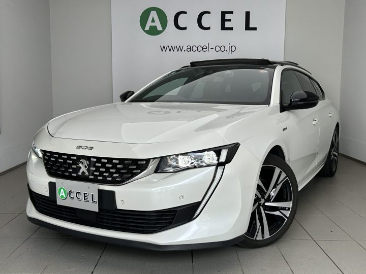 プジョー　508SW　GTライン　プレミアムレザーエディション　ACC　パノラミックスライディングルーフ　ブラックレザー/ヒーター　純正ナビ/TV/フロント＆バックカメラ　FOCALサウンド
