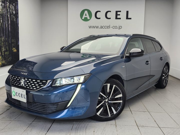 プジョー　508SW　GT　ハイブリッド　ACC　ブラックレザー/ヒーター　マッサージシート　純正ナビ/TV/カメラ　ブラインドスポットモニター　電動テールゲート　FOCALサウンド
