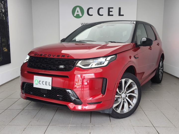 ランドローバー　ディスカバリースポーツ　RダイナミックS　5+2シートパック　ACC　ガラスルーフ　ブラックレザー/ヒーター　サラウンドカメラ　ブラインドスポットモニター　3列シート7人乗り　ブラックエクステリアパック