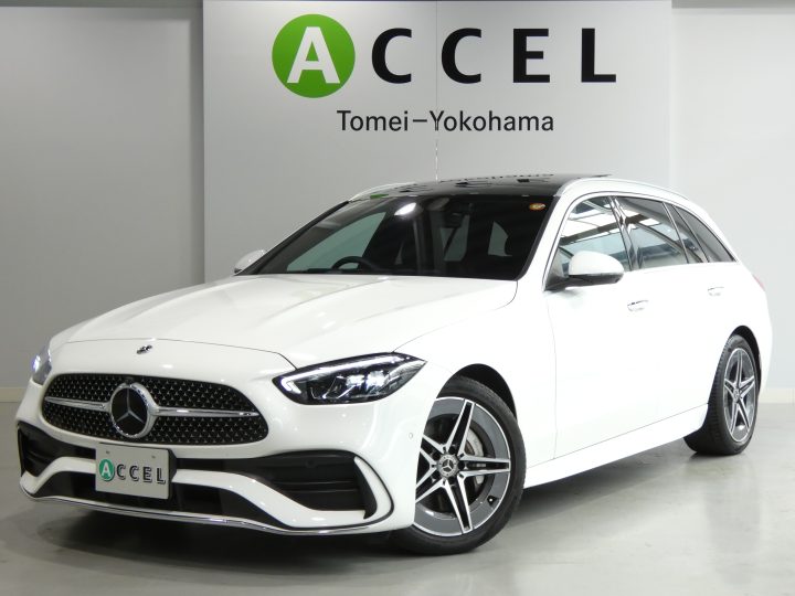 メルセデス・ベンツ　C180ステーションワゴン　アバンギャルド　AMGライン　レーダーS　パノラマサンルーフ　ハーフレザー/ヒーター　純正ナビ/TV/360°カメラ　キーレスゴー　電動テールゲート