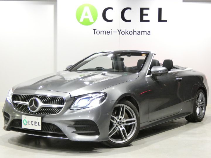 メルセデス・ベンツ　E200カブリオレ　スポーツ　レザーPKG　レーダーS　ブラックソフトトップ　ブラックレザー/ヒーター　ナビ/TV/360°カメラ　ブラインドスポットアシスト　ブルメスターサウンド　エアバランスPKG