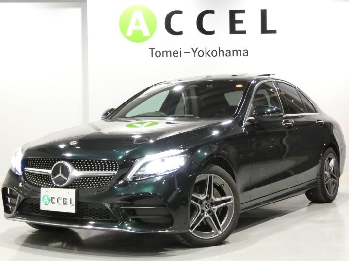 メルセデス・ベンツ　C200アバンギャルド　AMGライン　レザーエクスクルーシブPKG　サンルーフ　ブラックレザー/ヒーター　純正ナビ/TV/カメラ　キーレスゴー　電動テールゲート　ブルメスターサウンド　ヘッドアップディスプレイ　ワンオーナー